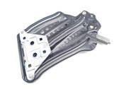 Rear door window regulator with motor