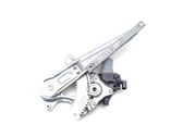 Rear door window regulator with motor