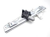 Rear door window regulator with motor