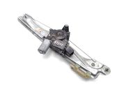 Rear door window regulator with motor