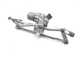 Front wiper linkage and motor