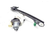 Rear door window regulator with motor