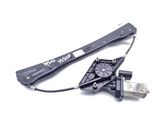 Rear door window regulator with motor