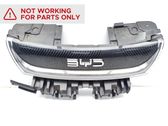 Front bumper upper radiator grill