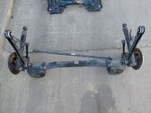 Rear axle beam with reductor