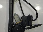 Rear door window regulator with motor