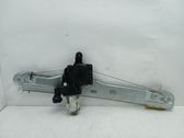 Rear door window regulator with motor