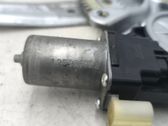 Rear door window regulator with motor