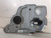 Rear door window regulator with motor