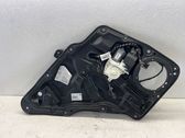 Rear window lifting mechanism without motor