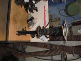 Rear shock absorber with coil spring