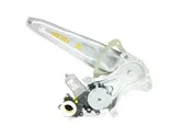 Rear door window regulator with motor