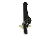 Rear door window regulator with motor