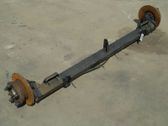 Rear axle beam with reductor