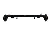 Rear axle beam with reductor