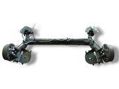 Rear axle beam with reductor