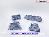 Dashboard side air vent grill/cover trim