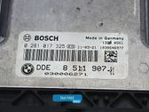 Juego de cerradura y set ECU del motor