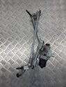 Front wiper linkage and motor