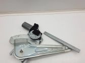 Rear door window regulator with motor