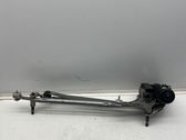 Front wiper linkage and motor