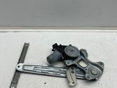 Rear door window regulator with motor