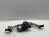 Front wiper linkage and motor