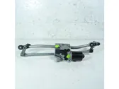 Front wiper linkage and motor