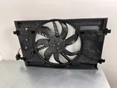 Radiator cooling fan shroud