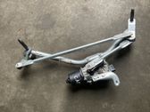Front wiper linkage and motor