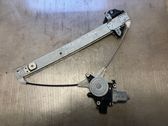 Rear door window regulator with motor