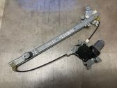 Rear door window regulator with motor