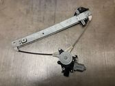 Rear door window regulator with motor
