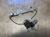 Rear door window regulator with motor