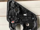 Rear door window regulator with motor