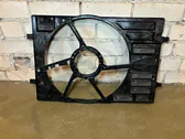 Radiator cooling fan shroud