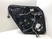 Rear window lifting mechanism without motor