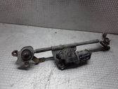 Front wiper linkage and motor