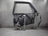 Rear door window regulator with motor