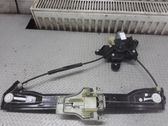 Rear door window regulator with motor