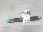 Rear door window regulator with motor