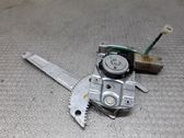 Rear door window regulator with motor