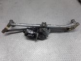 Front wiper linkage and motor