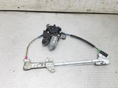 Rear door window regulator with motor