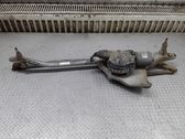 Front wiper linkage and motor