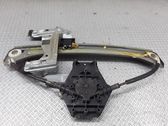 Rear door window regulator with motor