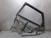 Rear window lifting mechanism without motor