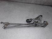 Front wiper linkage and motor