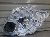 Rear door window regulator with motor
