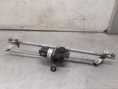 Front wiper linkage and motor